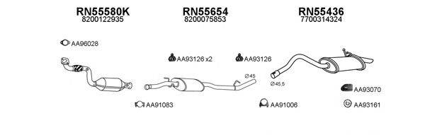 Система выпуска ОГ VENEPORTE 530192