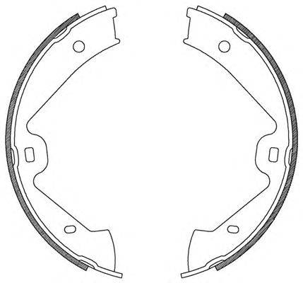 Комплект тормозных колодок OPEN PARTS BSA2181.00