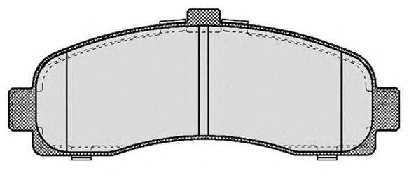 Комплект тормозных колодок, дисковый тормоз RAICAM 15190