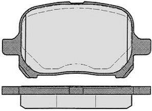 Комплект тормозных колодок, дисковый тормоз RAICAM 5690