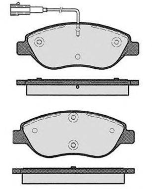Комплект тормозных колодок, дисковый тормоз RAICAM 762.2