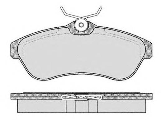 Комплект тормозных колодок, дисковый тормоз RAICAM 23409