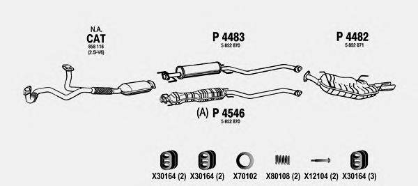 Система выпуска ОГ FENNO OP439