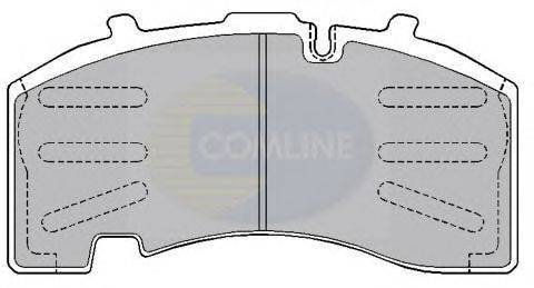 Комплект тормозных колодок, дисковый тормоз COMLINE CBP9062K