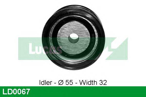 Натяжной ролик, ремень ГРМ LUCAS ENGINE DRIVE LD0067