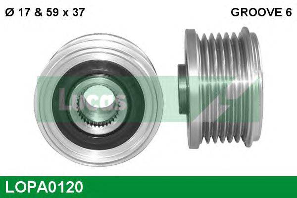 Механизм свободного хода генератора LUCAS ENGINE DRIVE LOPA0120