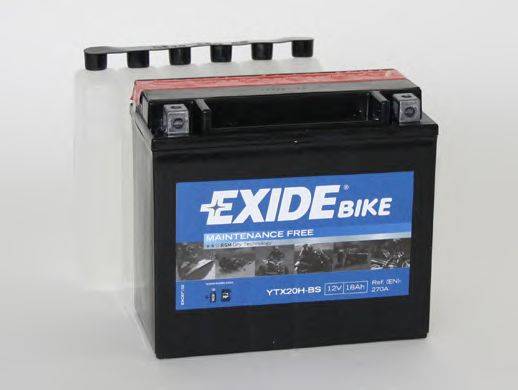 Стартерная аккумуляторная батарея EXIDE YTX20H-BS