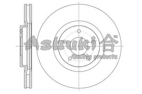 Тормозной диск ASHUKI N013-97