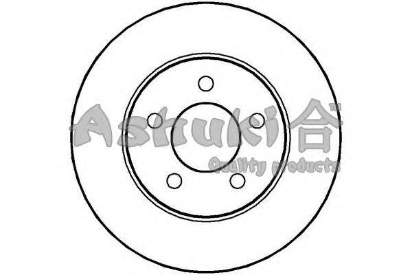 Тормозной диск ASHUKI US104307