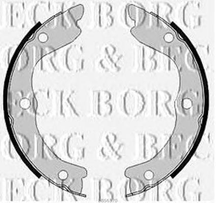 Комплект тормозных колодок BORG & BECK BBS6370