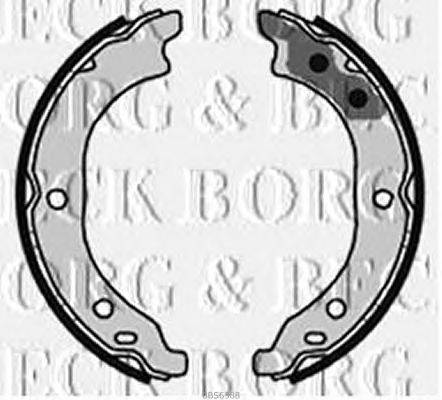 Комплект тормозных колодок BORG & BECK BBS6388