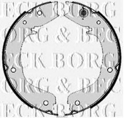Комплект тормозных колодок BORG & BECK BBS6423