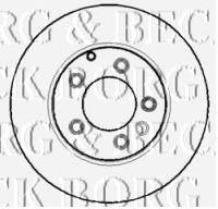 Тормозной диск BORG & BECK BBD5131