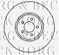 Тормозной диск BORG & BECK BBD5769S