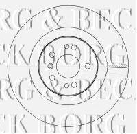 Тормозной диск BORG & BECK BBD5790S