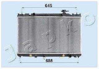 Радиатор, охлаждение двигателя JAPKO RDA153118