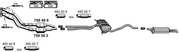 Система выпуска ОГ ERNST 190180