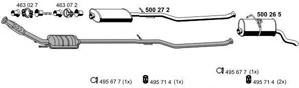 Система выпуска ОГ ERNST 080149