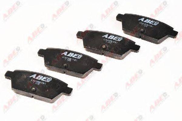 Комплект тормозных колодок, дисковый тормоз ABE C23014ABE