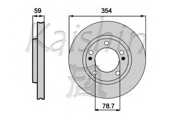 Тормозной диск KAISHIN CBR457