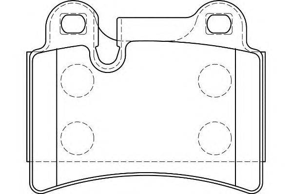 Комплект тормозных колодок, дисковый тормоз WAGNER WBP24097A