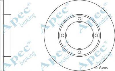 Тормозной диск APEC braking DSK111