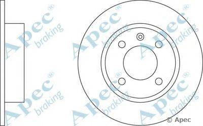 Тормозной диск APEC braking DSK170