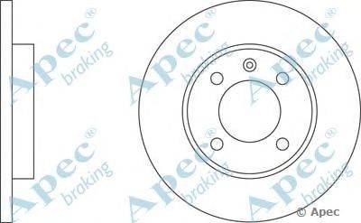Тормозной диск APEC braking DSK197