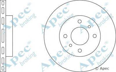 Тормозной диск APEC braking DSK2039