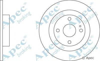 Тормозной диск APEC braking DSK2095