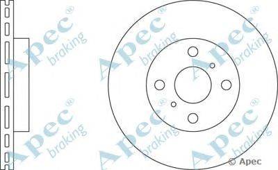Тормозной диск APEC braking DSK2104