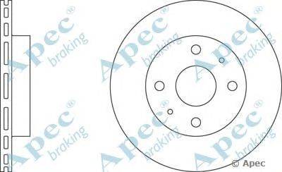 Тормозной диск APEC braking DSK2112