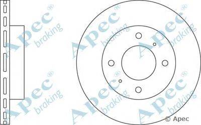 Тормозной диск APEC braking DSK212