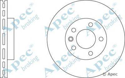 Тормозной диск APEC braking DSK2243