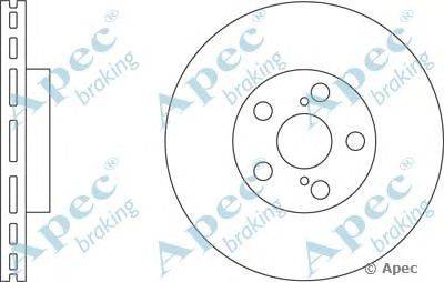 Тормозной диск APEC braking DSK2249
