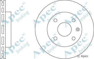 Тормозной диск APEC braking DSK2274