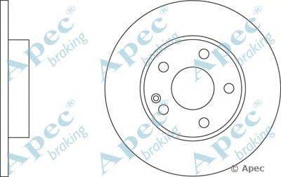 Тормозной диск APEC braking DSK2276