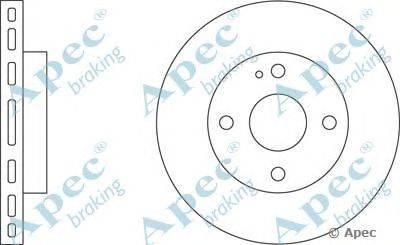 Тормозной диск APEC braking DSK231