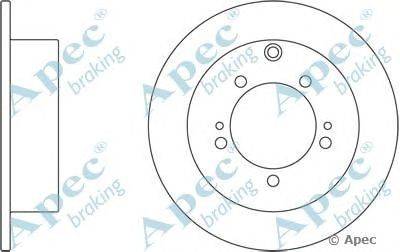 Тормозной диск APEC braking DSK2354