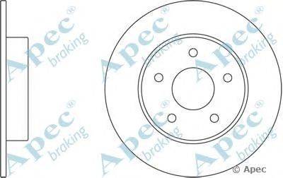 Тормозной диск APEC braking DSK2360