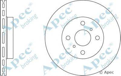 Тормозной диск APEC braking DSK2362