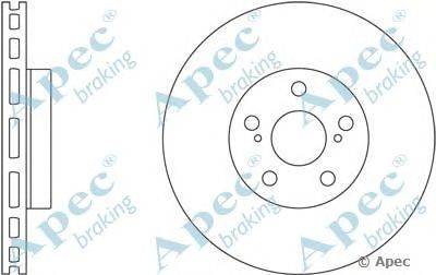 Тормозной диск APEC braking DSK2471