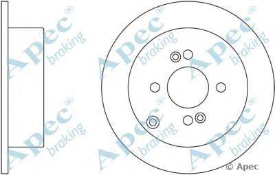 Тормозной диск APEC braking DSK2497