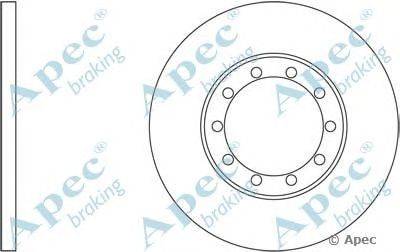 Тормозной диск APEC braking DSK2527