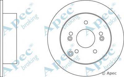 Тормозной диск APEC braking DSK2548