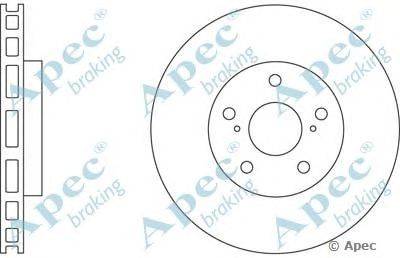 Тормозной диск APEC braking DSK2559