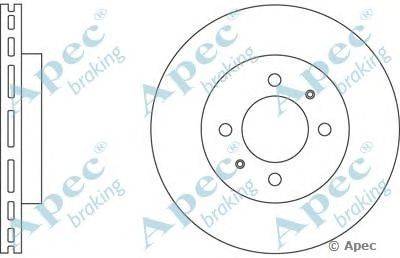 Тормозной диск APEC braking DSK2642