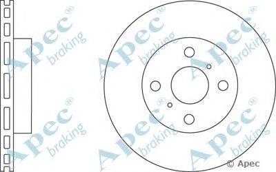 Тормозной диск APEC braking DSK2646