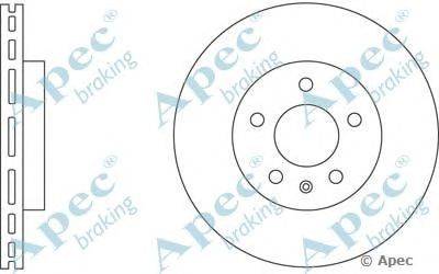 Тормозной диск APEC braking DSK2660