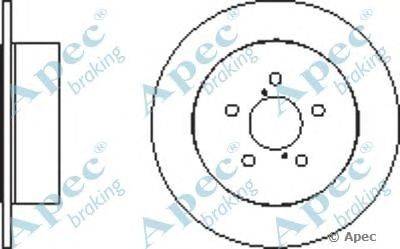 Тормозной диск APEC braking DSK2698